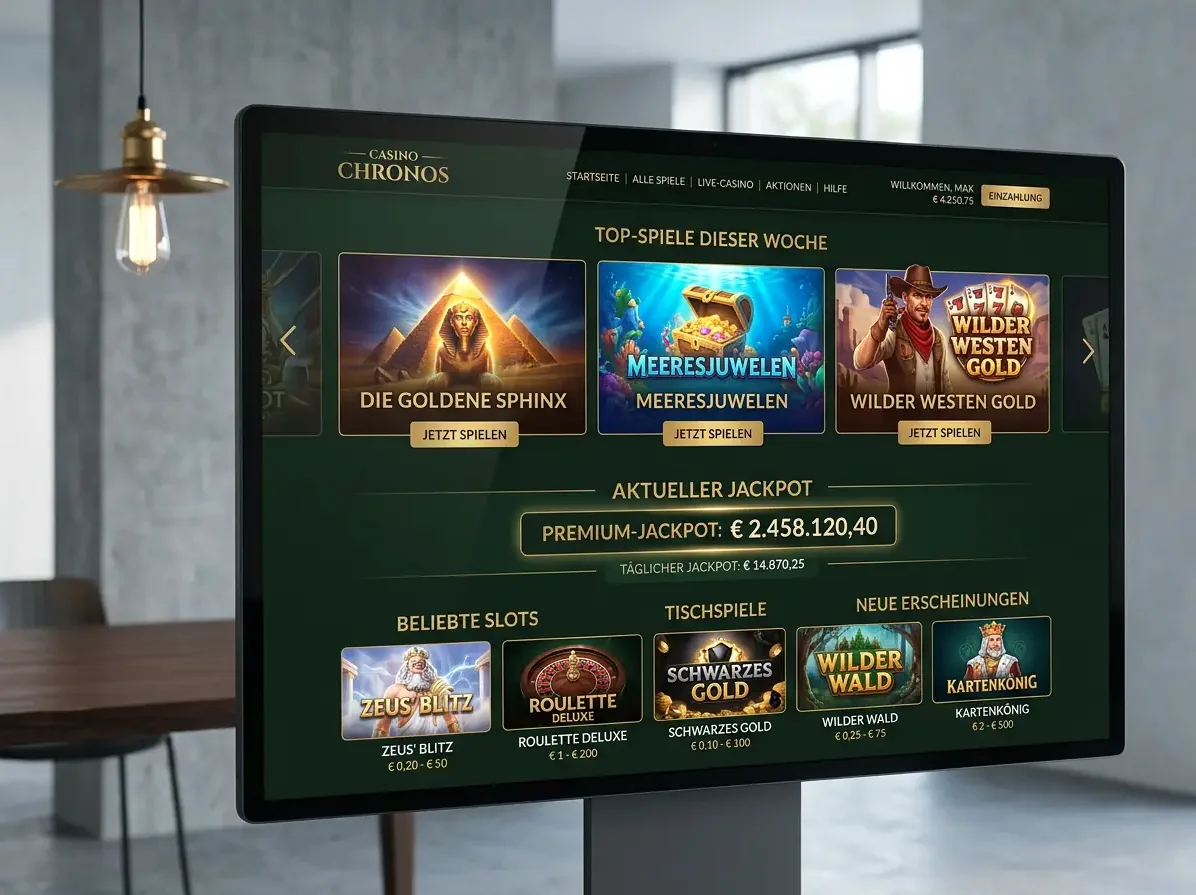21 — Spielsaal und Angebot